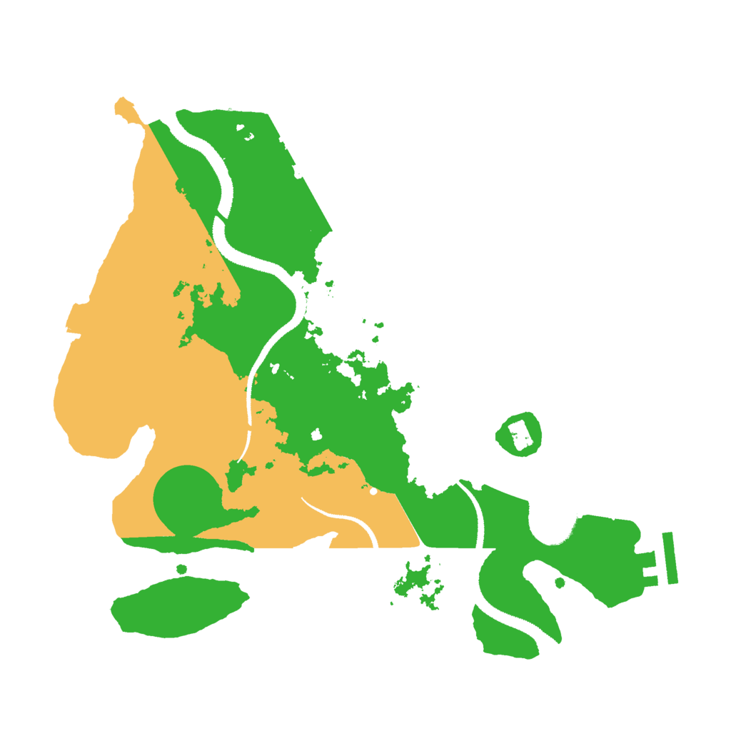 Biome Rust Map: Procedural Map, Size: 2850, Seed: 313114948