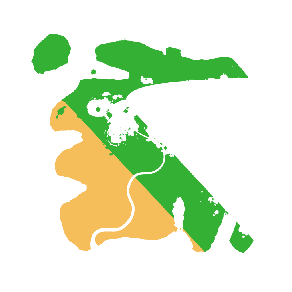 Biome Rust Map: Procedural Map, Size: 2300, Seed: 232323