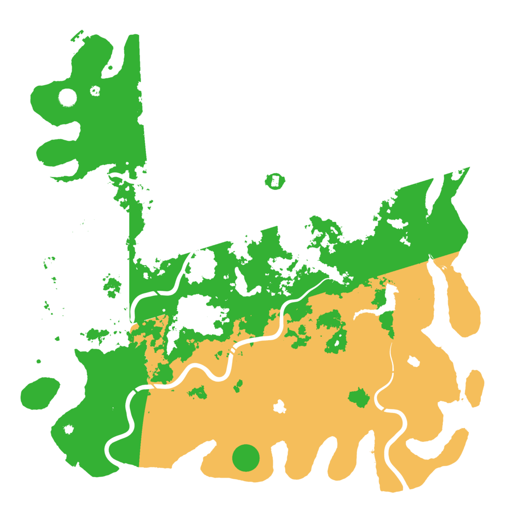 Biome Rust Map: Procedural Map, Size: 5000, Seed: 69754