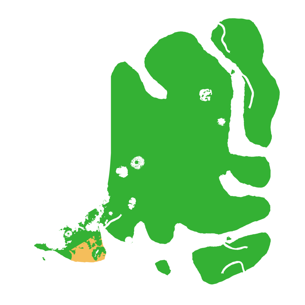 Biome Rust Map: Procedural Map, Size: 3500, Seed: 99572010