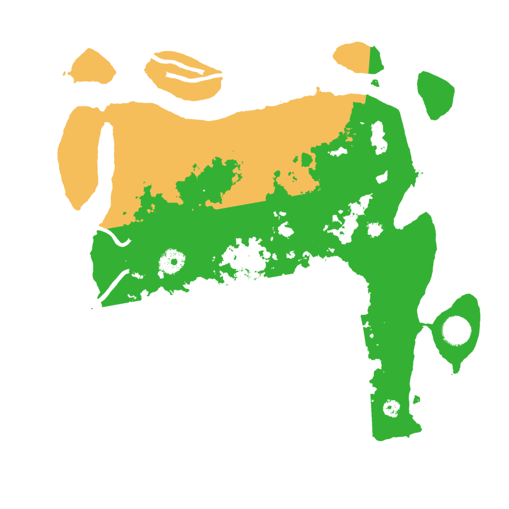 Biome Rust Map: Procedural Map, Size: 3100, Seed: 6584