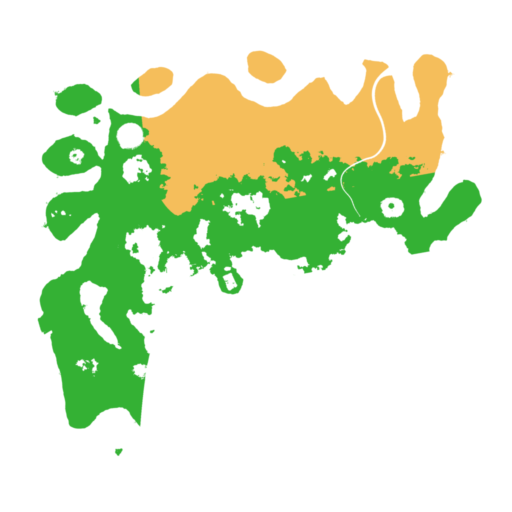 Biome Rust Map: Procedural Map, Size: 3500, Seed: 1560781416
