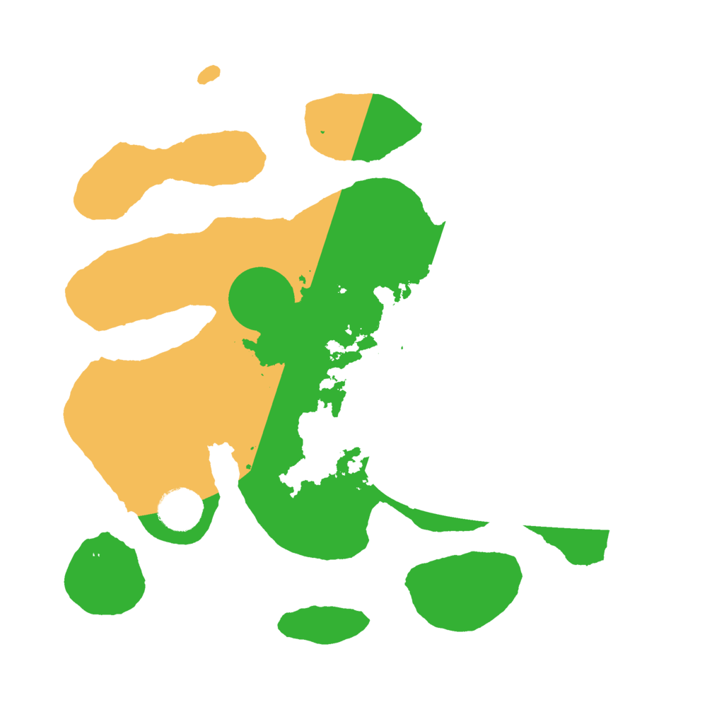 Biome Rust Map: Barren, Size: 3000, Seed: 94182