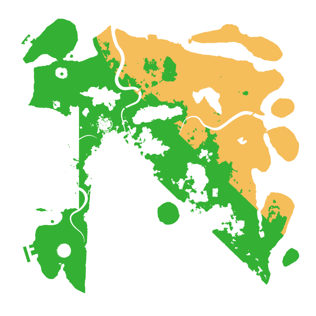 Biome Rust Map: Procedural Map, Size: 4000, Seed: 102168