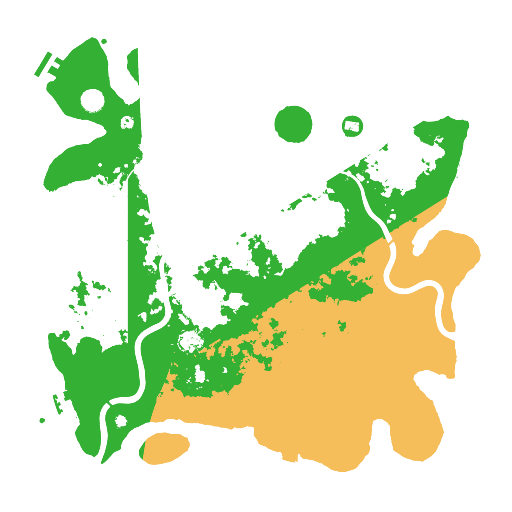 Biome Rust Map: Procedural Map, Size: 3850, Seed: 2738