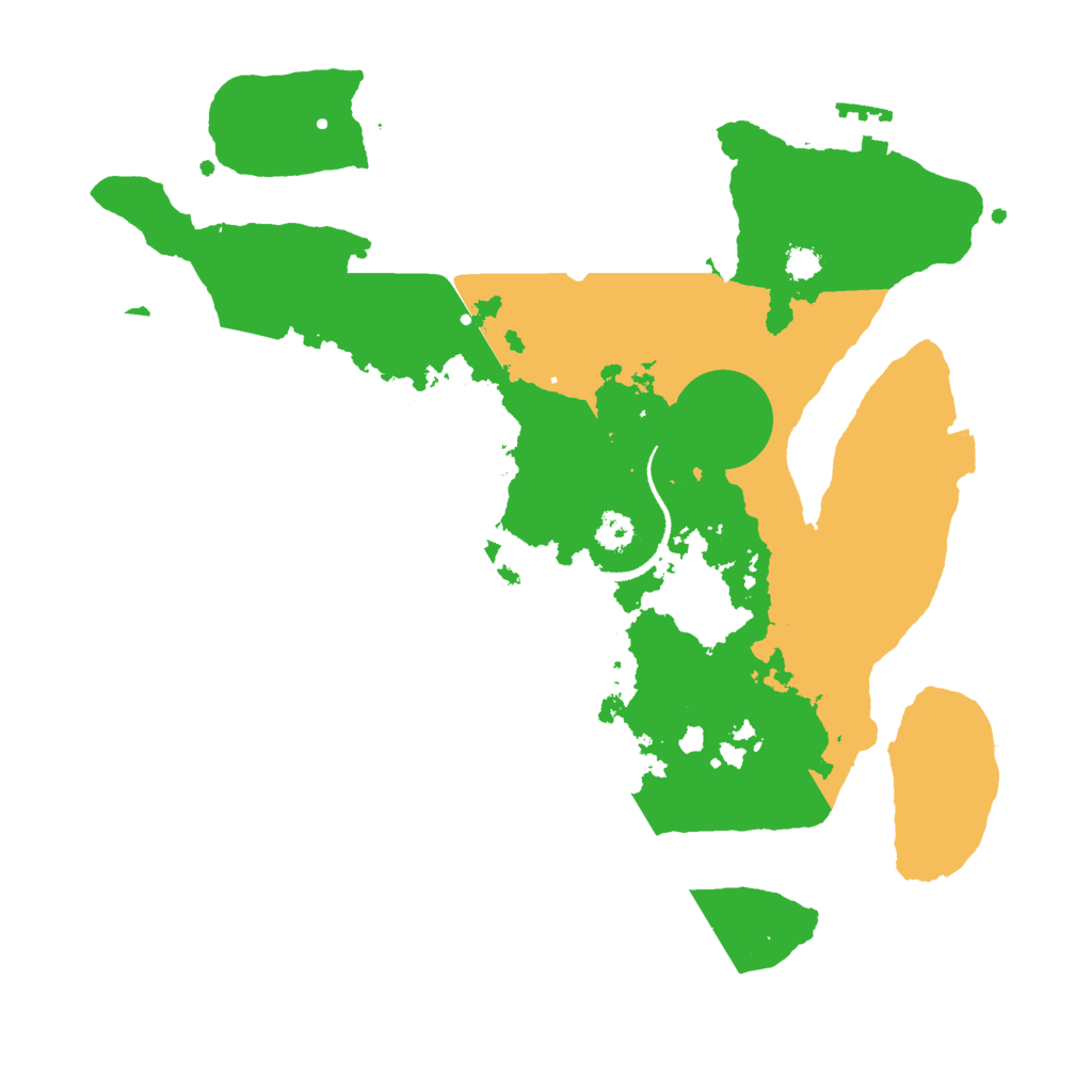 Biome Rust Map: Procedural Map, Size: 2900, Seed: 21420