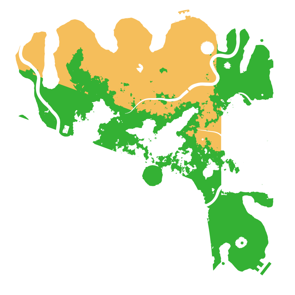Biome Rust Map: Procedural Map, Size: 4000, Seed: 9002100