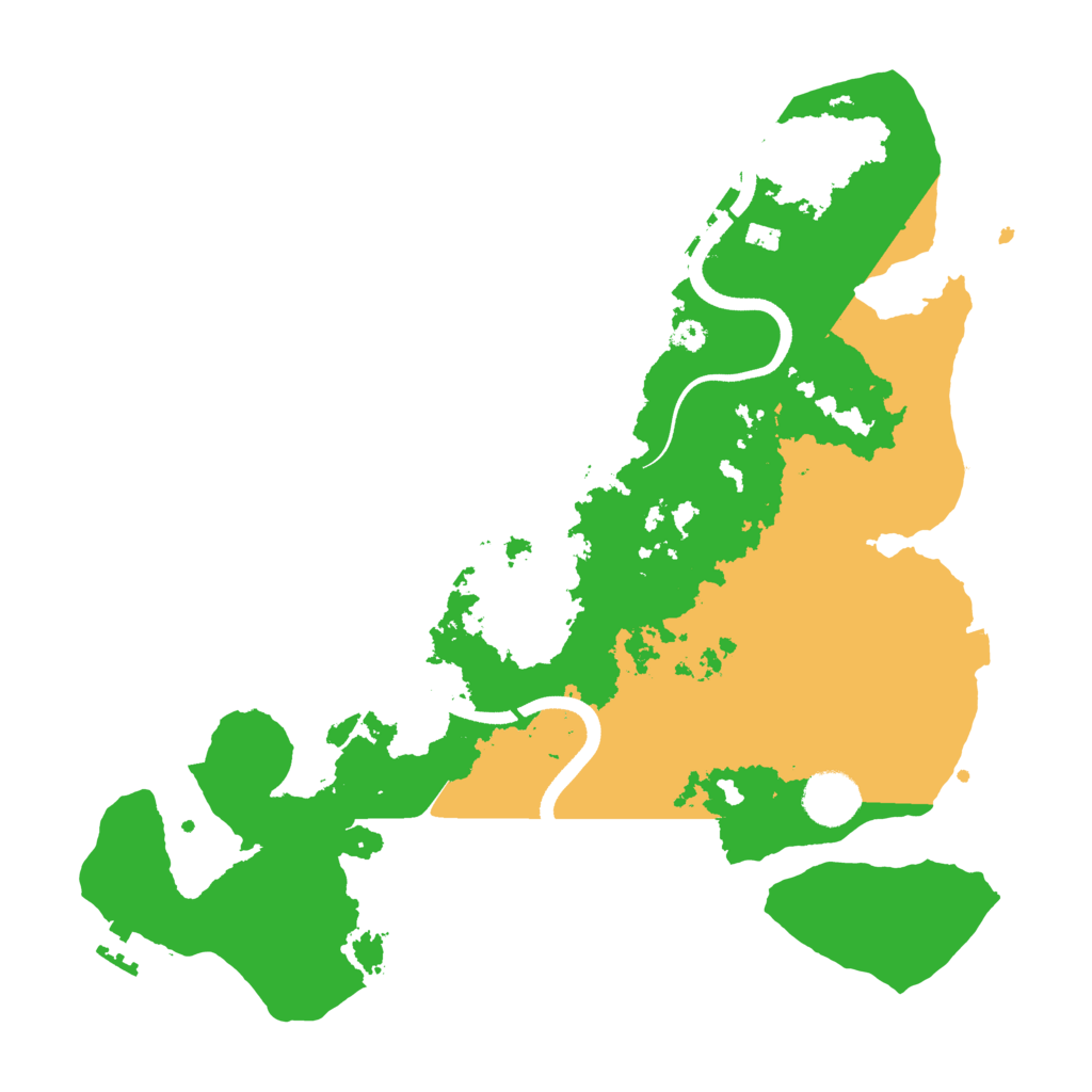 Biome Rust Map: Procedural Map, Size: 3500, Seed: 1690786763