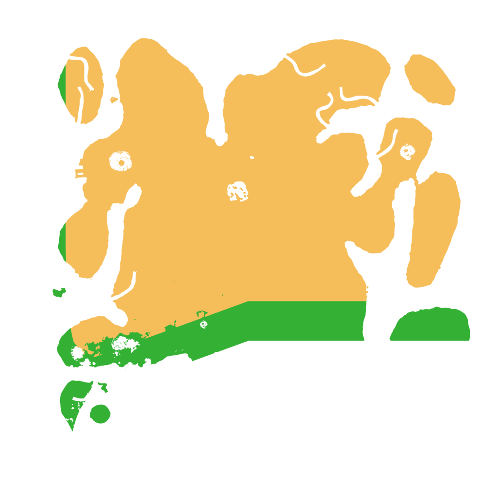 Biome Rust Map: Procedural Map, Size: 3500, Seed: 641115624