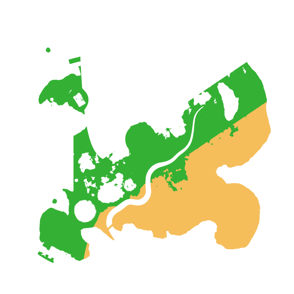 Biome Rust Map: Procedural Map, Size: 2500, Seed: 234203794