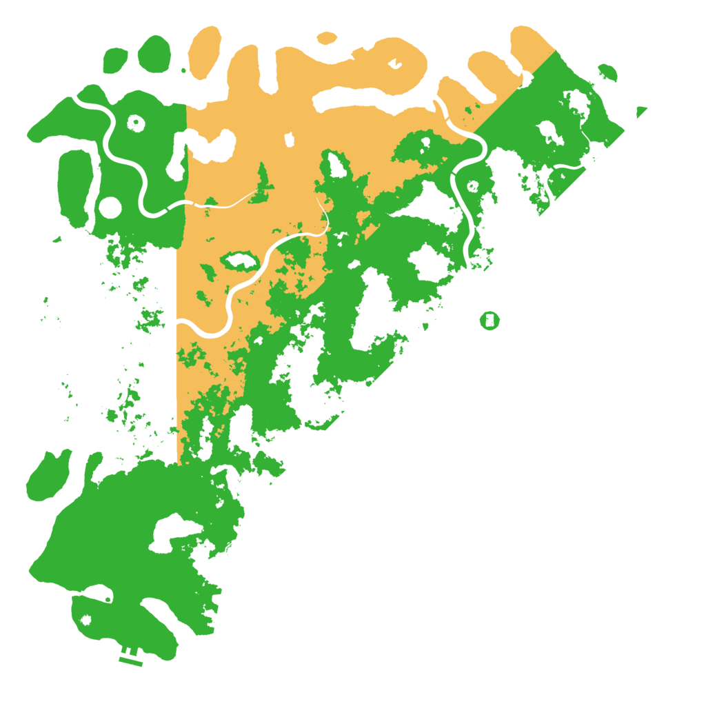 Biome Rust Map: Procedural Map, Size: 6000, Seed: 722918713