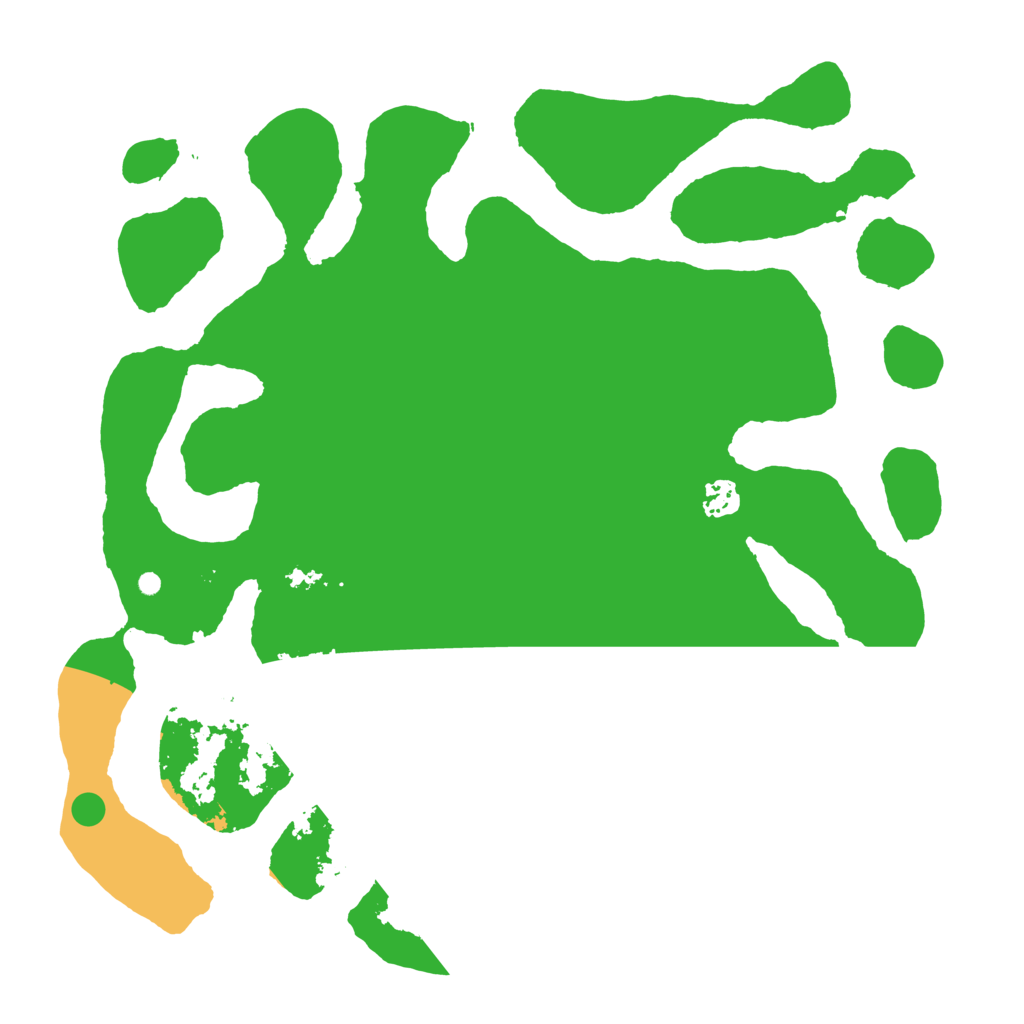 Biome Rust Map: Barren, Size: 4000, Seed: 428542