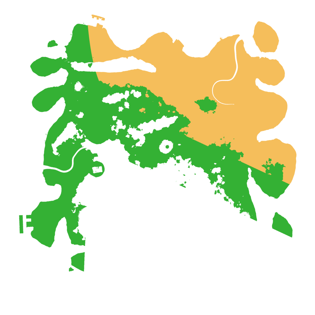 Biome Rust Map: Procedural Map, Size: 3500, Seed: 983901364