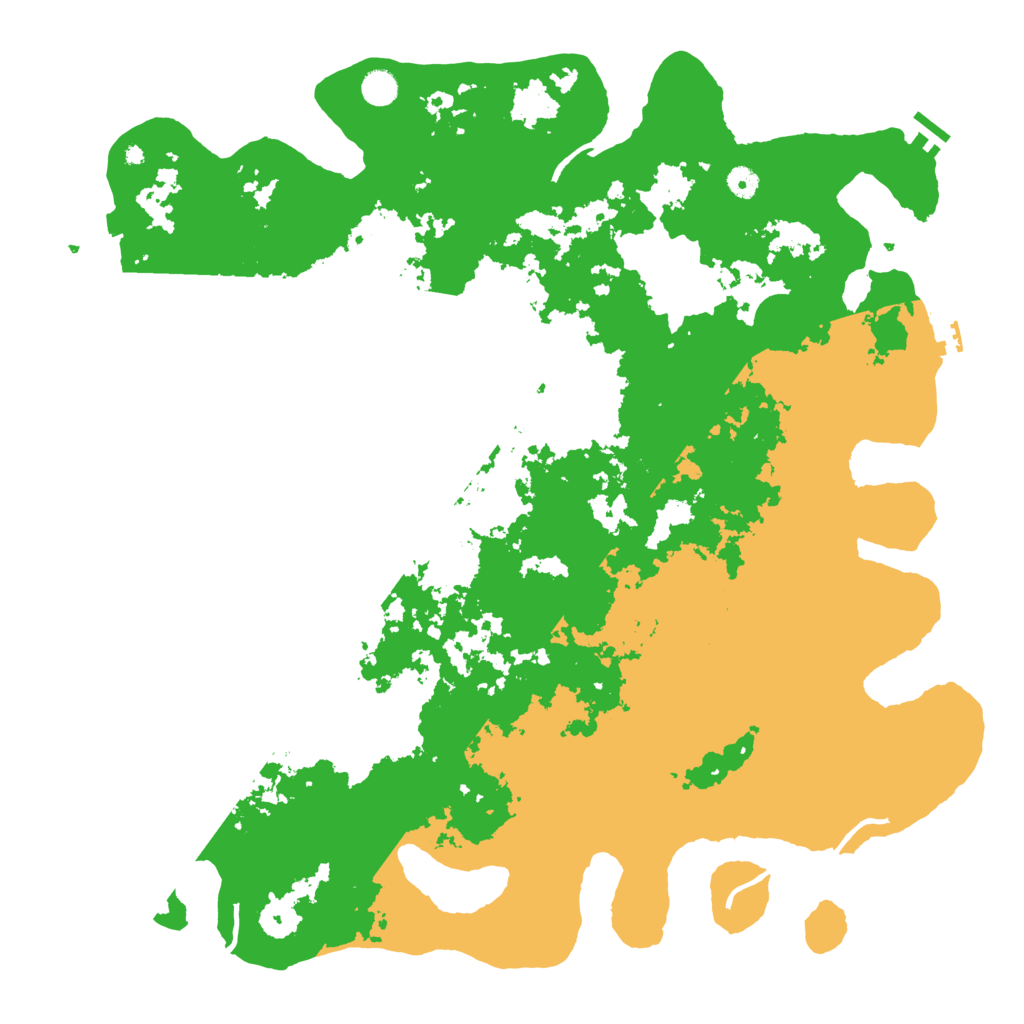 Biome Rust Map: Procedural Map, Size: 5000, Seed: 12545357