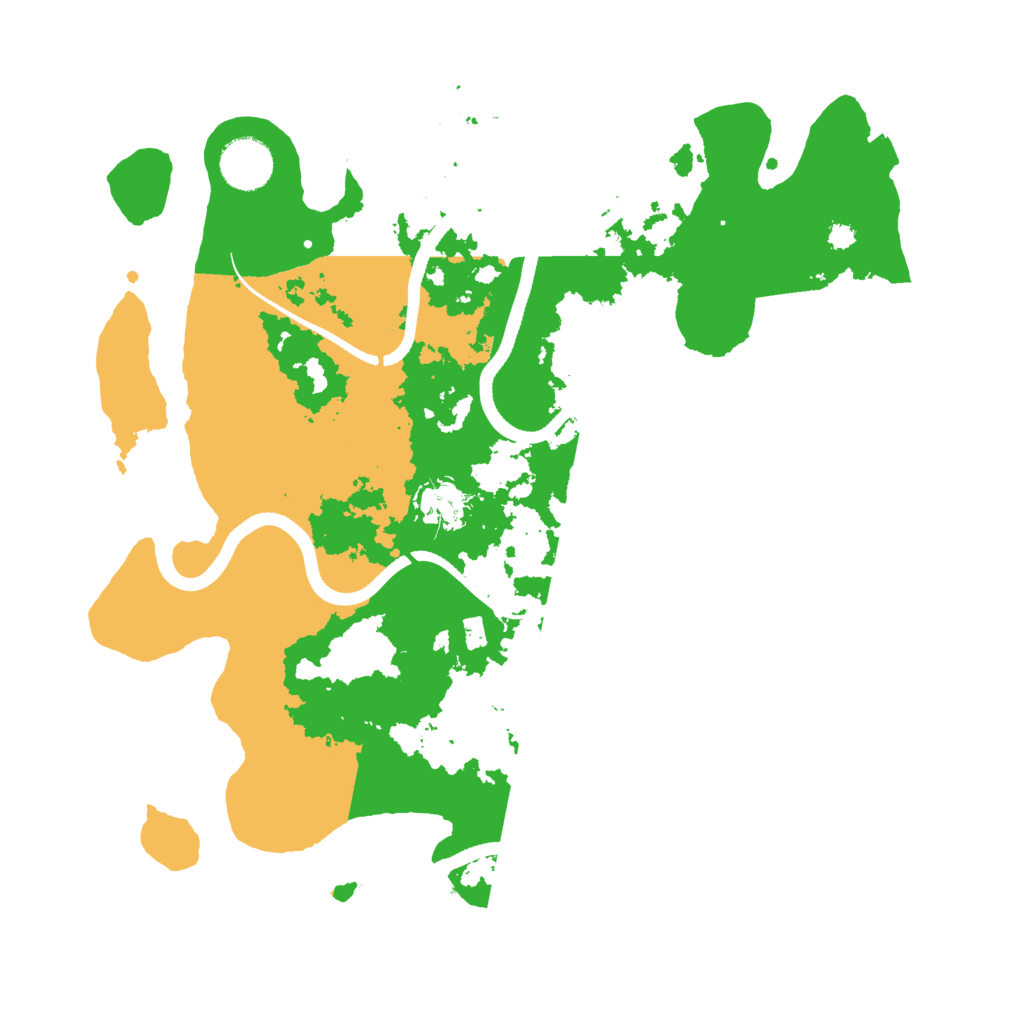 Biome Rust Map: Procedural Map, Size: 3500, Seed: 568795