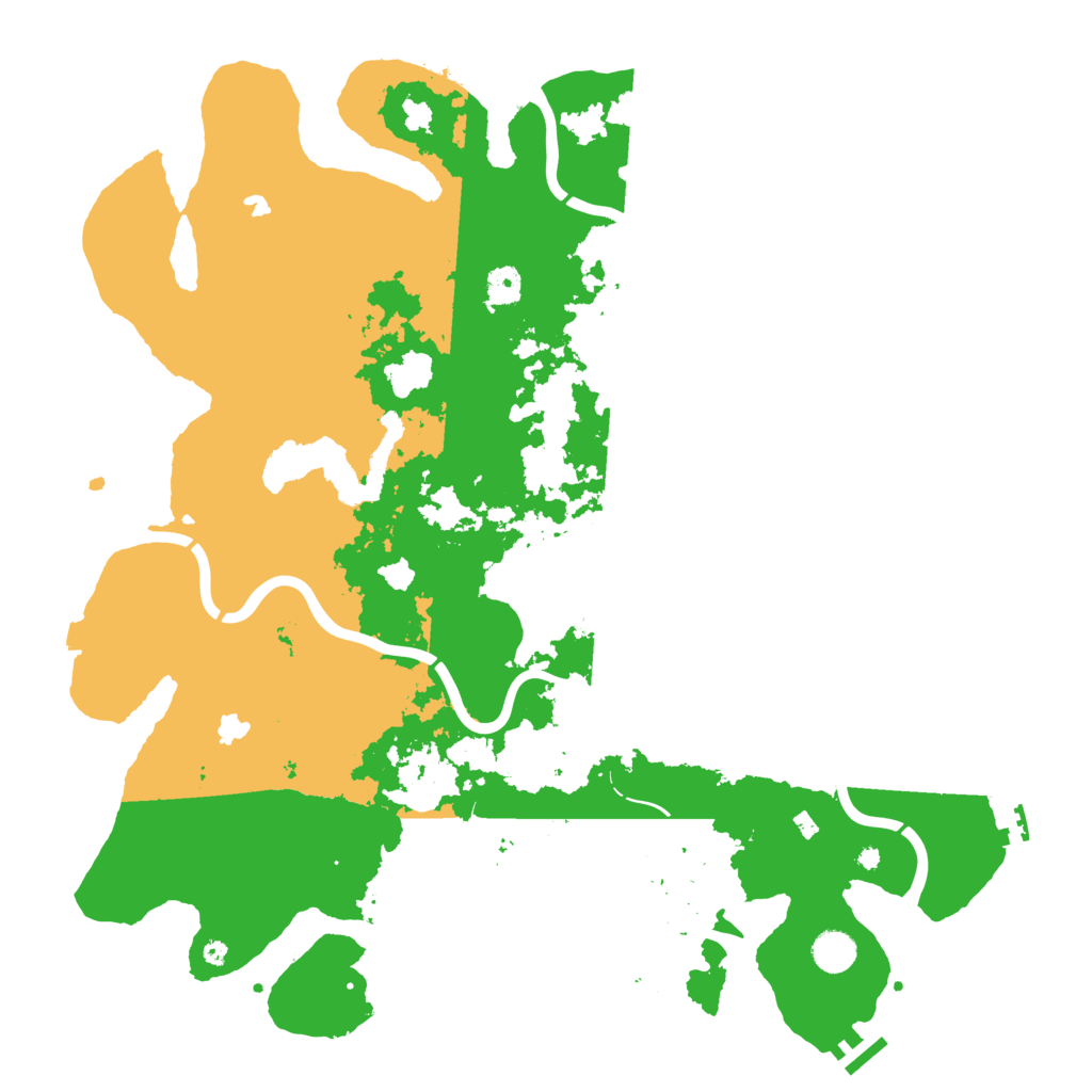 Biome Rust Map: Procedural Map, Size: 4500, Seed: 1625875200