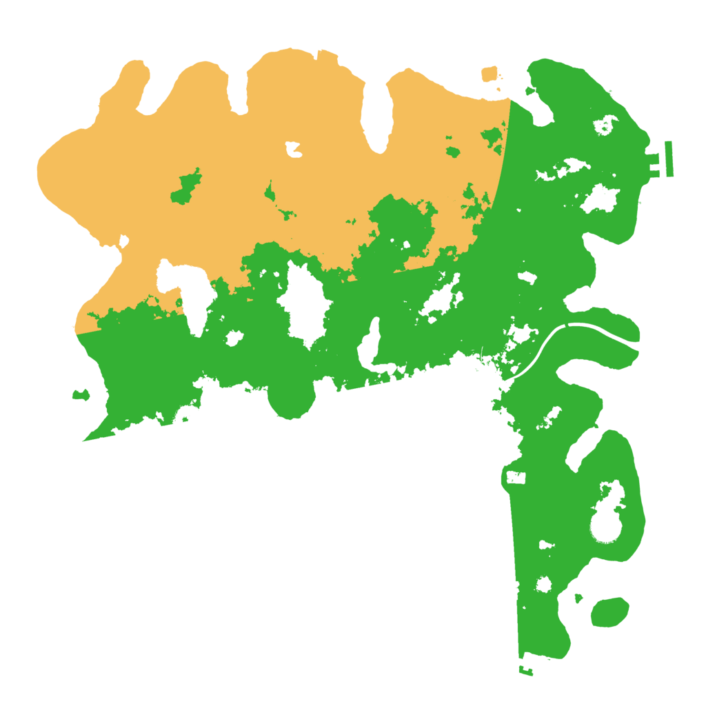 Biome Rust Map: Procedural Map, Size: 4000, Seed: 444444444