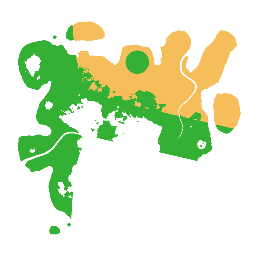 Biome Rust Map: Procedural Map, Size: 3000, Seed: 2309589