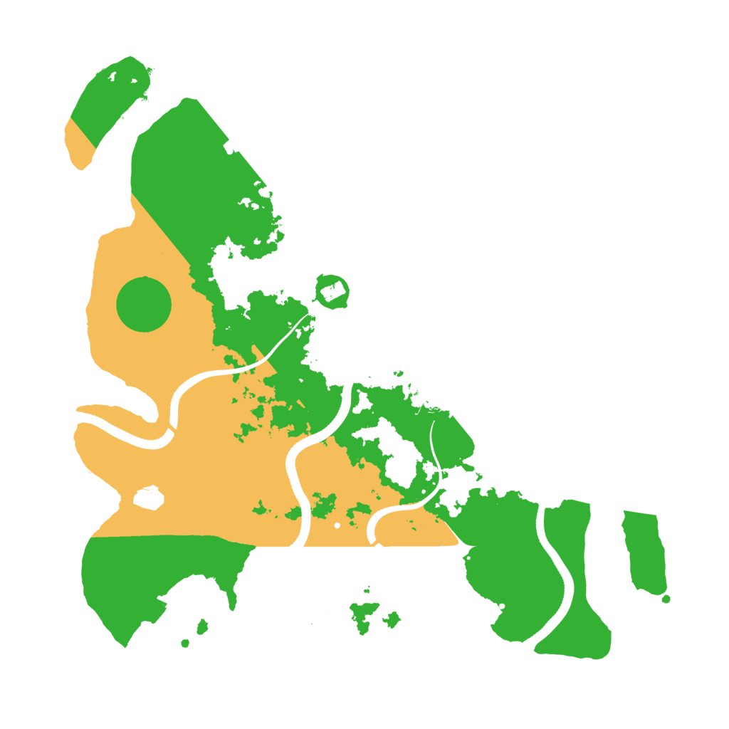 Biome Rust Map: Procedural Map, Size: 3500, Seed: 781800550