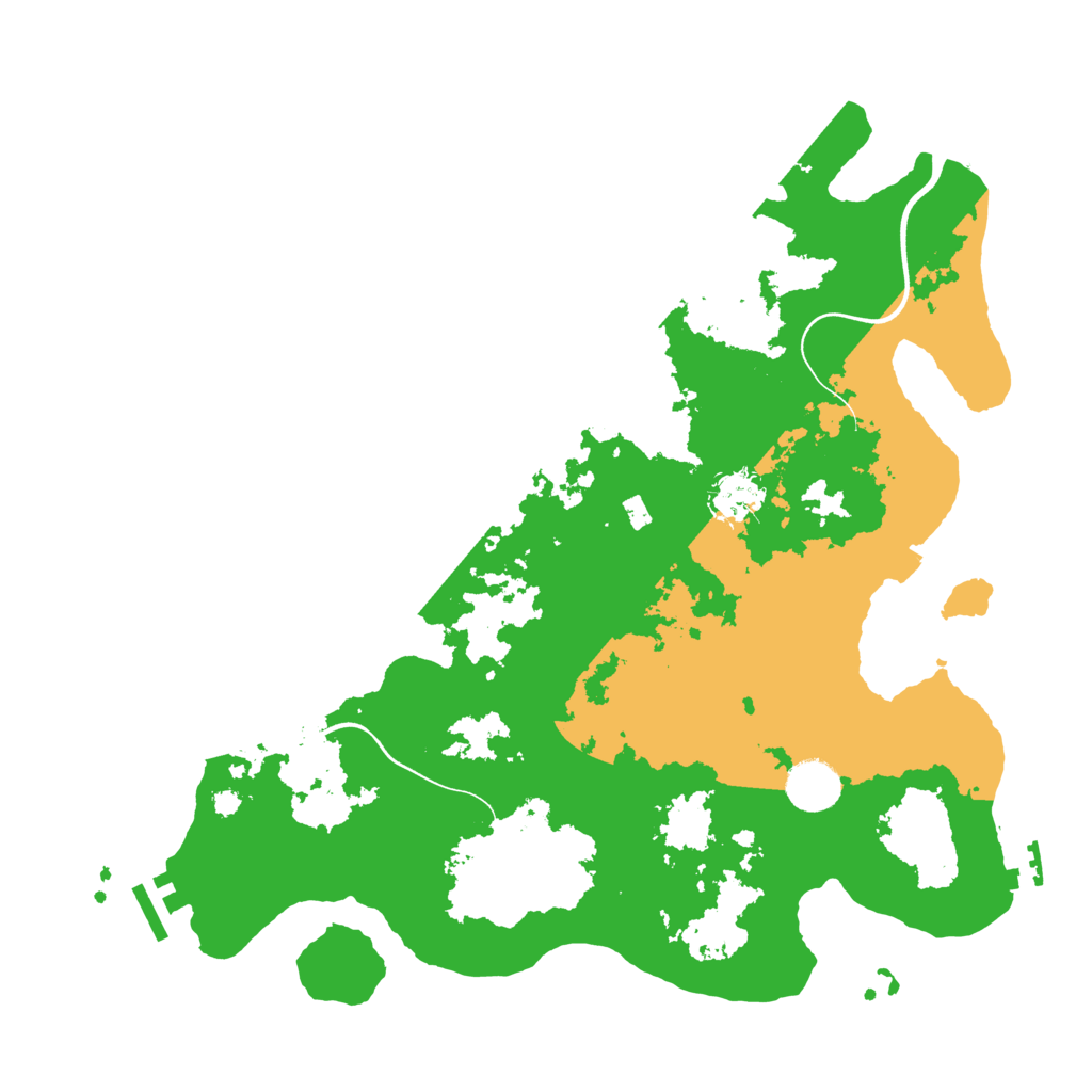 Biome Rust Map: Procedural Map, Size: 3700, Seed: 1621529942
