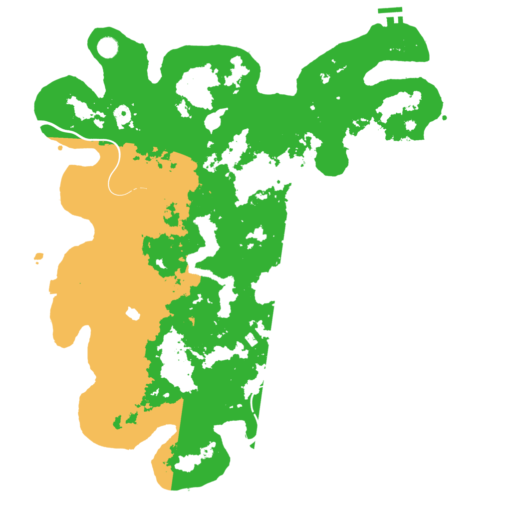 Biome Rust Map: Procedural Map, Size: 4250, Seed: 354760