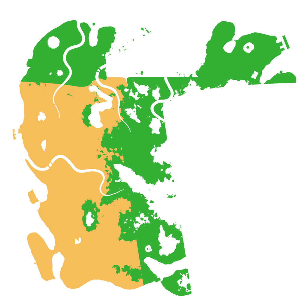Biome Rust Map: Procedural Map, Size: 4500, Seed: 324318182