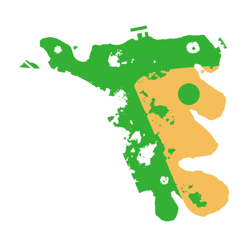 Biome Rust Map: Procedural Map, Size: 3000, Seed: 1797792223