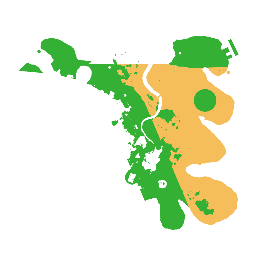 Biome Rust Map: Procedural Map, Size: 3000, Seed: 1797792223