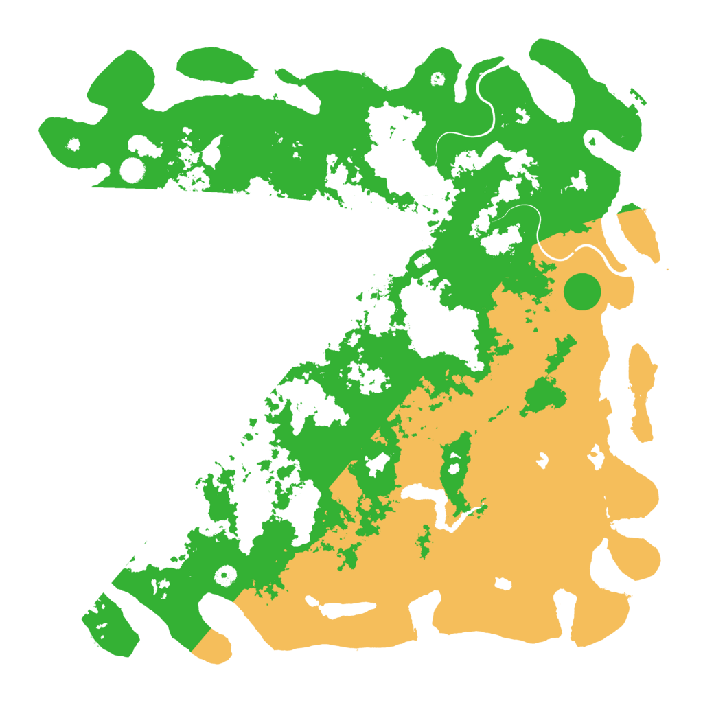 Biome Rust Map: Procedural Map, Size: 5000, Seed: 1943