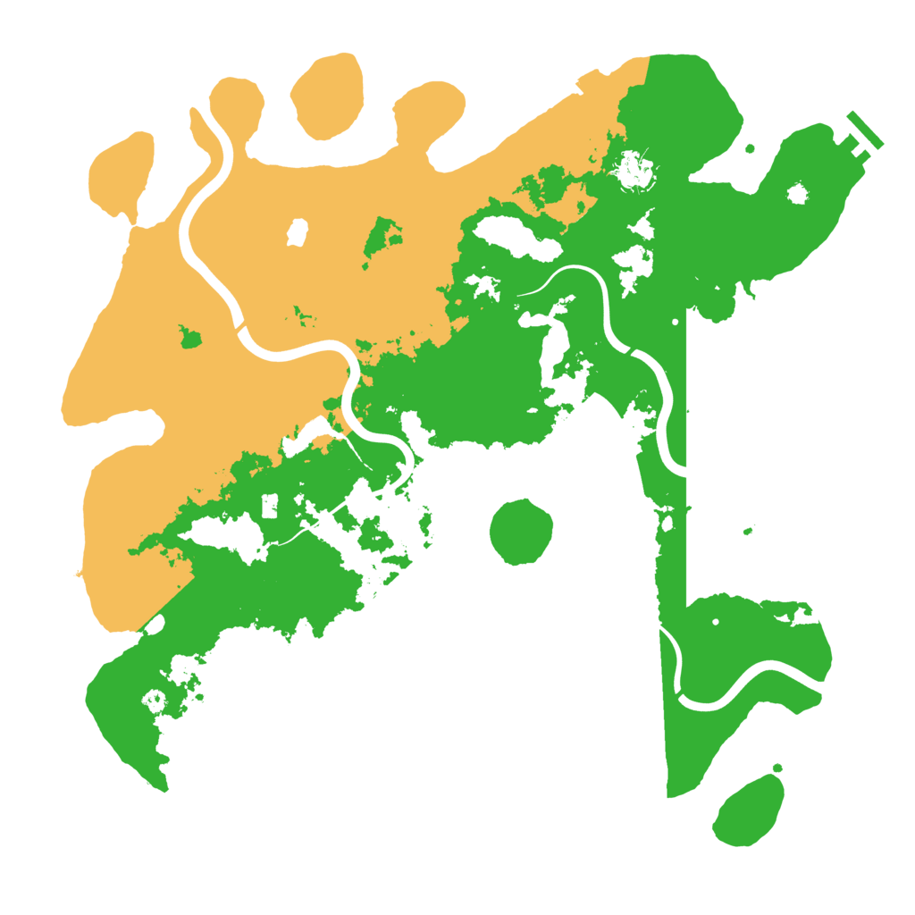 Biome Rust Map: Procedural Map, Size: 4000, Seed: 1674244558
