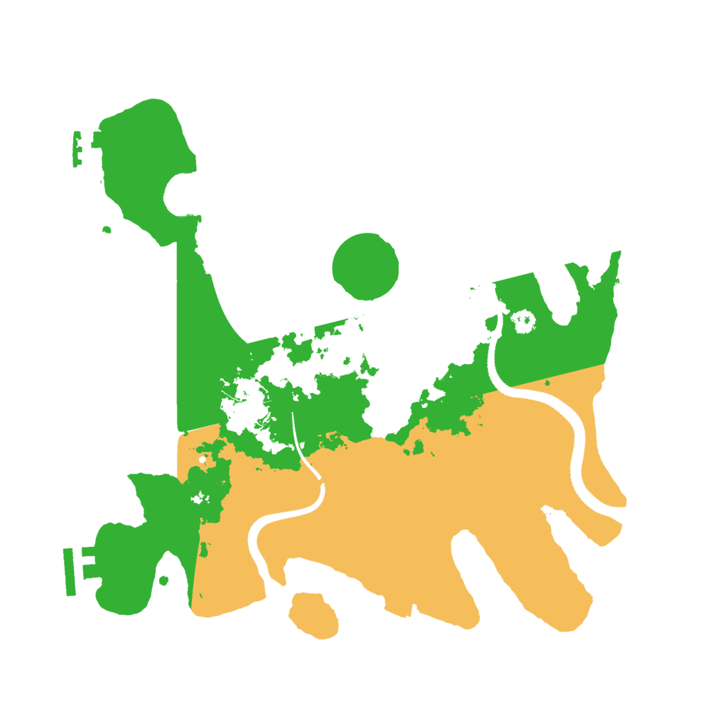 Biome Rust Map: Procedural Map, Size: 3000, Seed: 1109684212