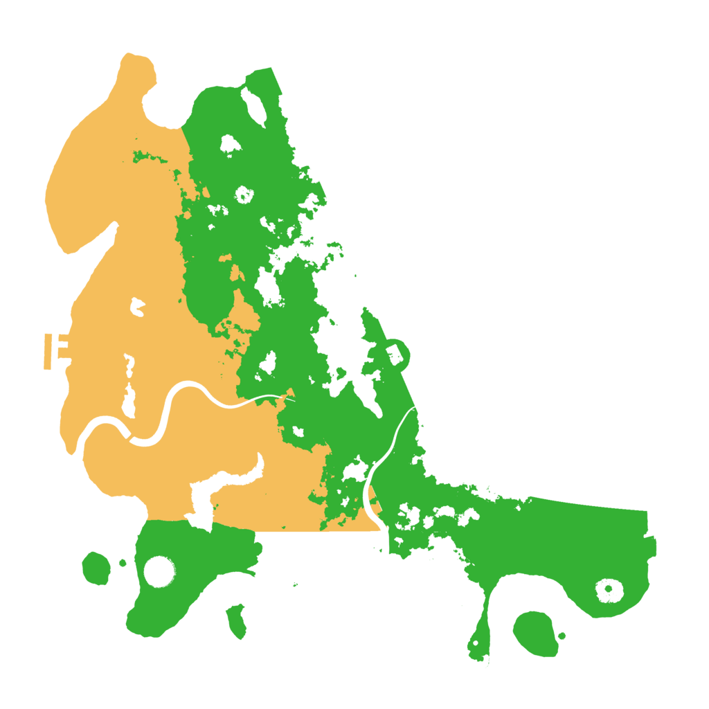 Biome Rust Map: Procedural Map, Size: 4000, Seed: 121179972