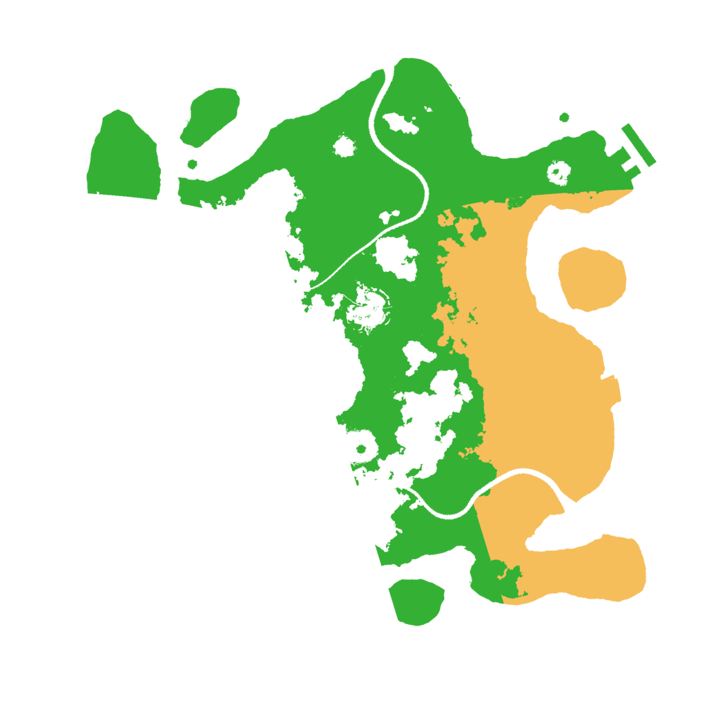 Biome Rust Map: Procedural Map, Size: 3000, Seed: 15648