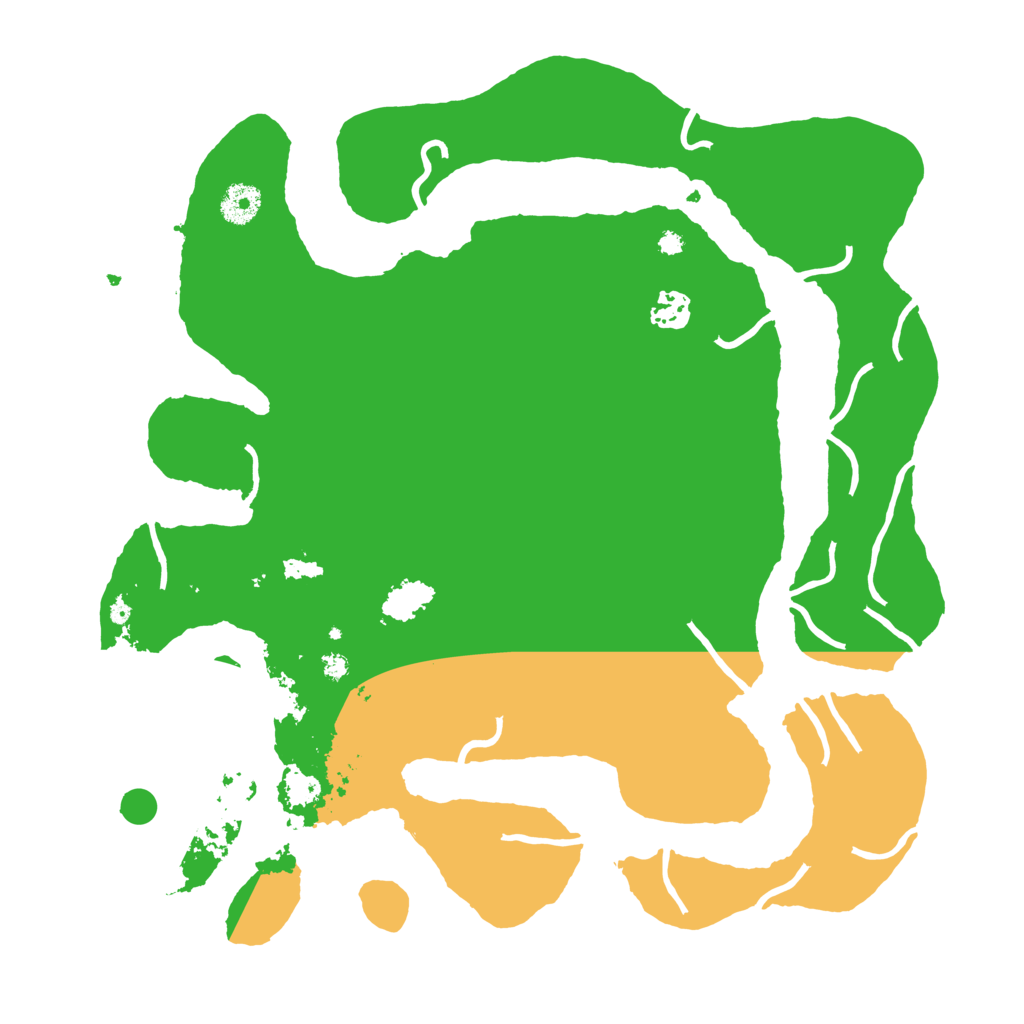 Biome Rust Map: Procedural Map, Size: 3800, Seed: 41107