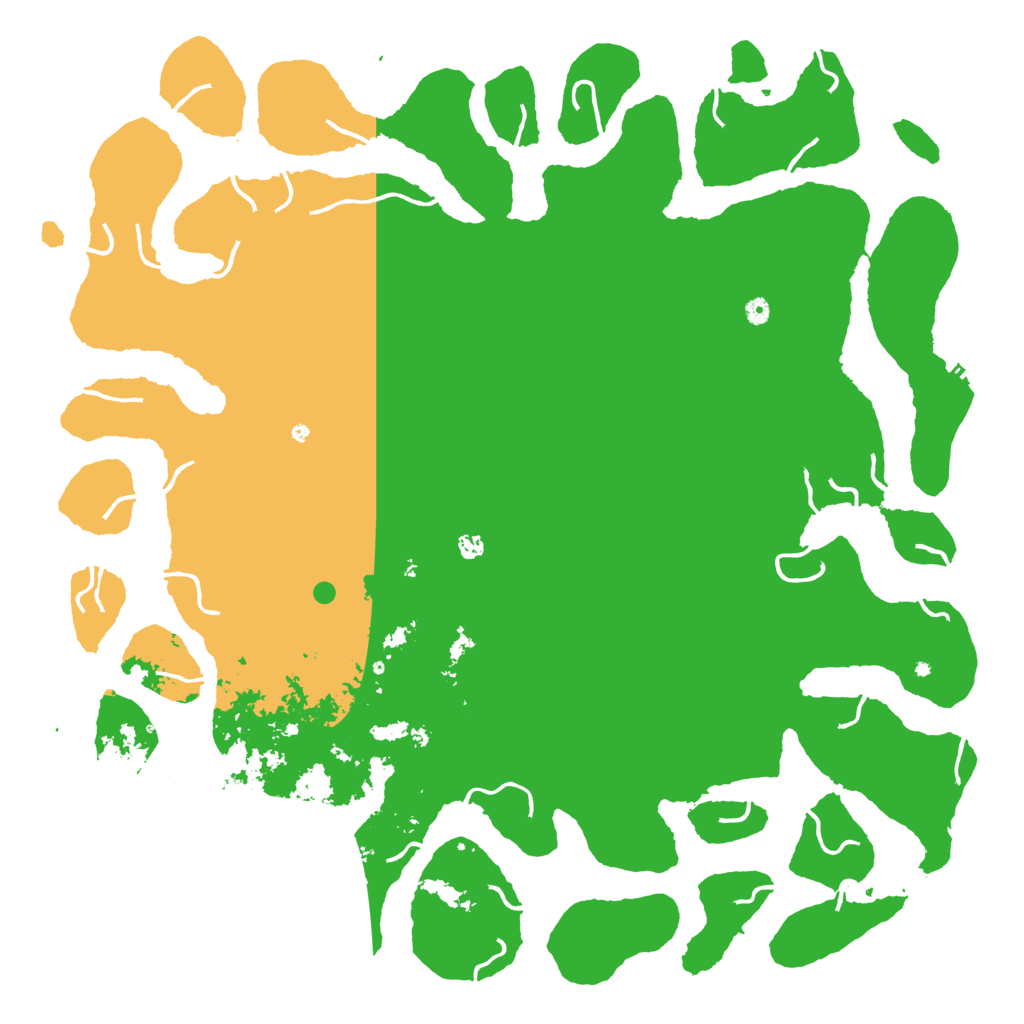 Biome Rust Map: Procedural Map, Size: 6000, Seed: 37