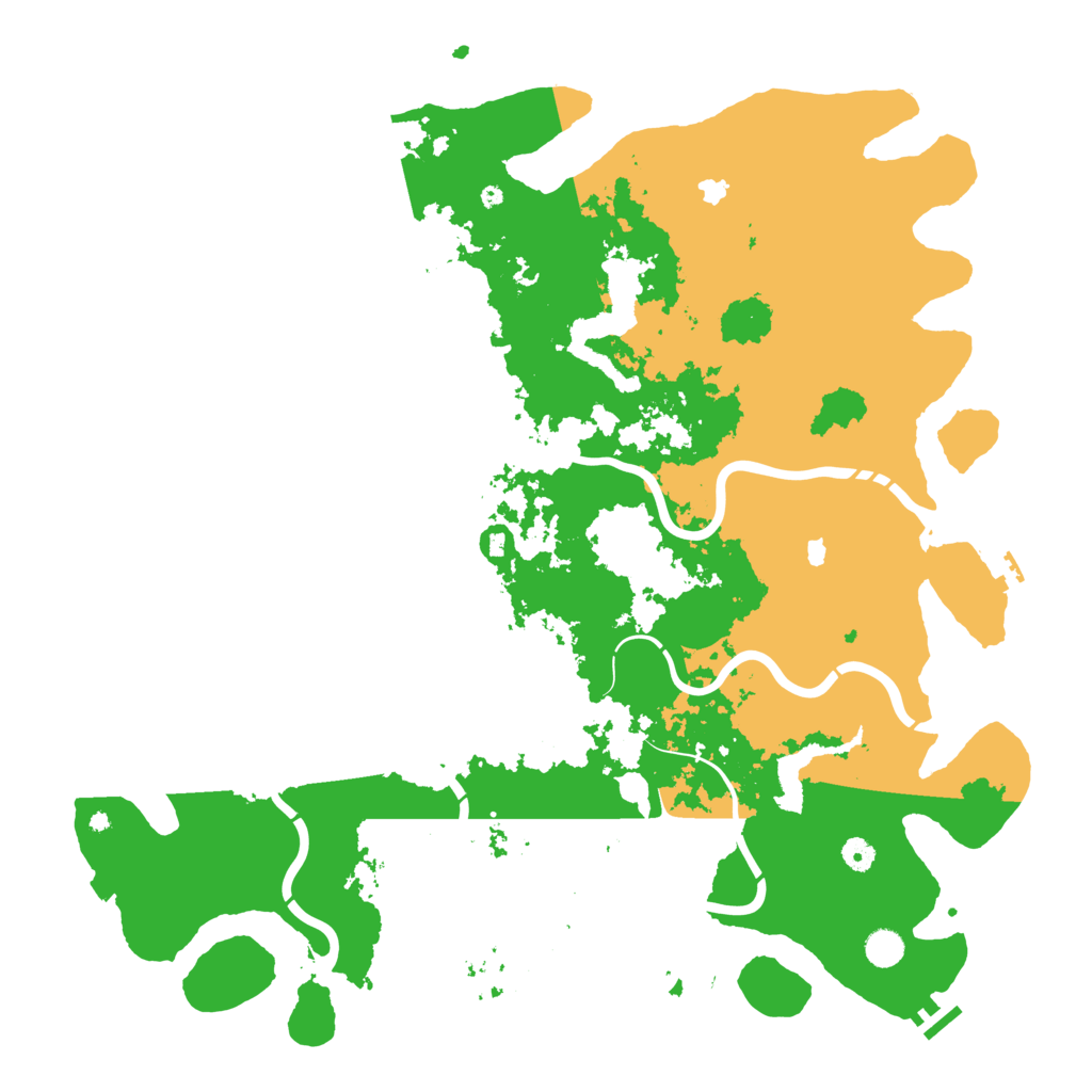 Biome Rust Map: Procedural Map, Size: 5000, Seed: 1535508656