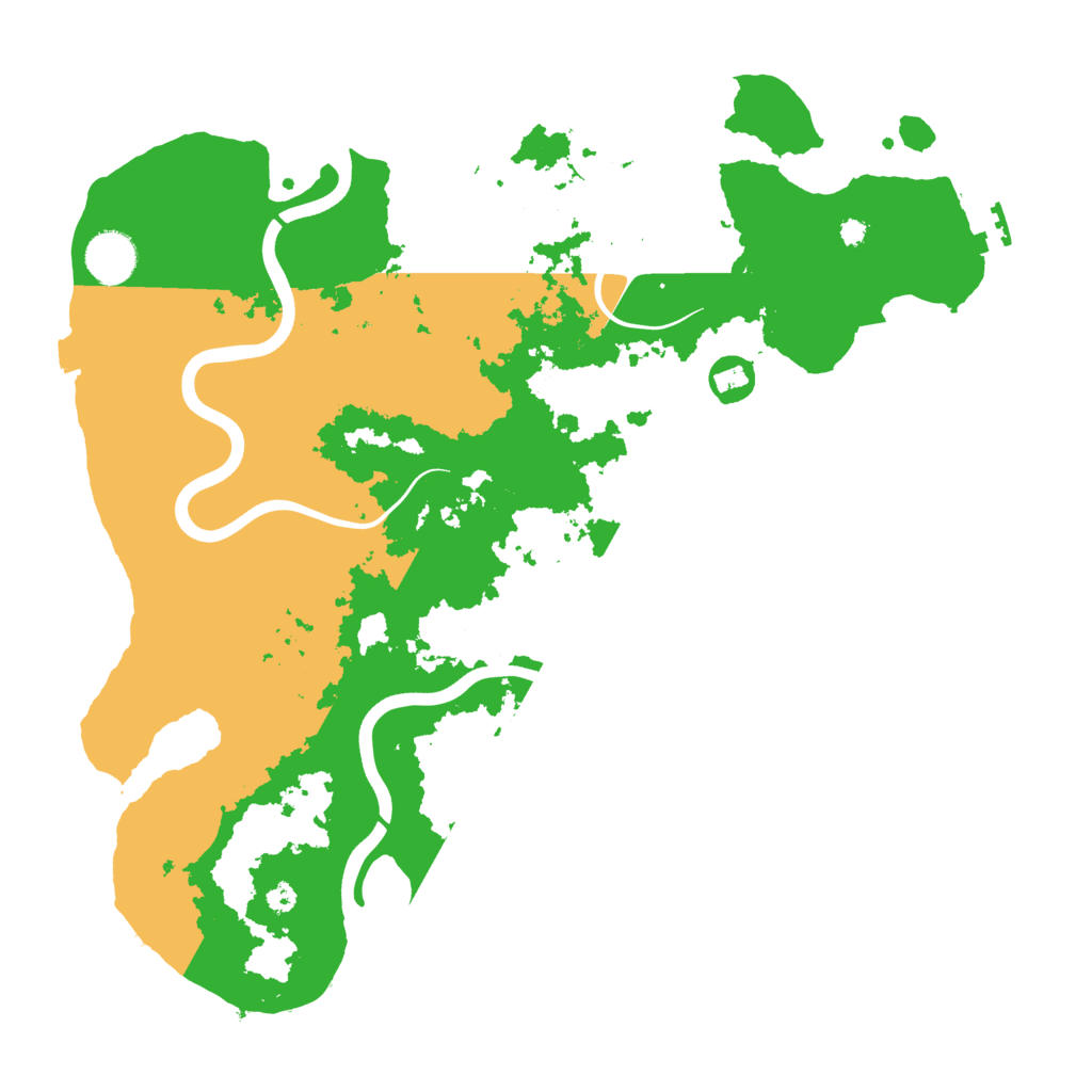Biome Rust Map: Procedural Map, Size: 3750, Seed: 345702366