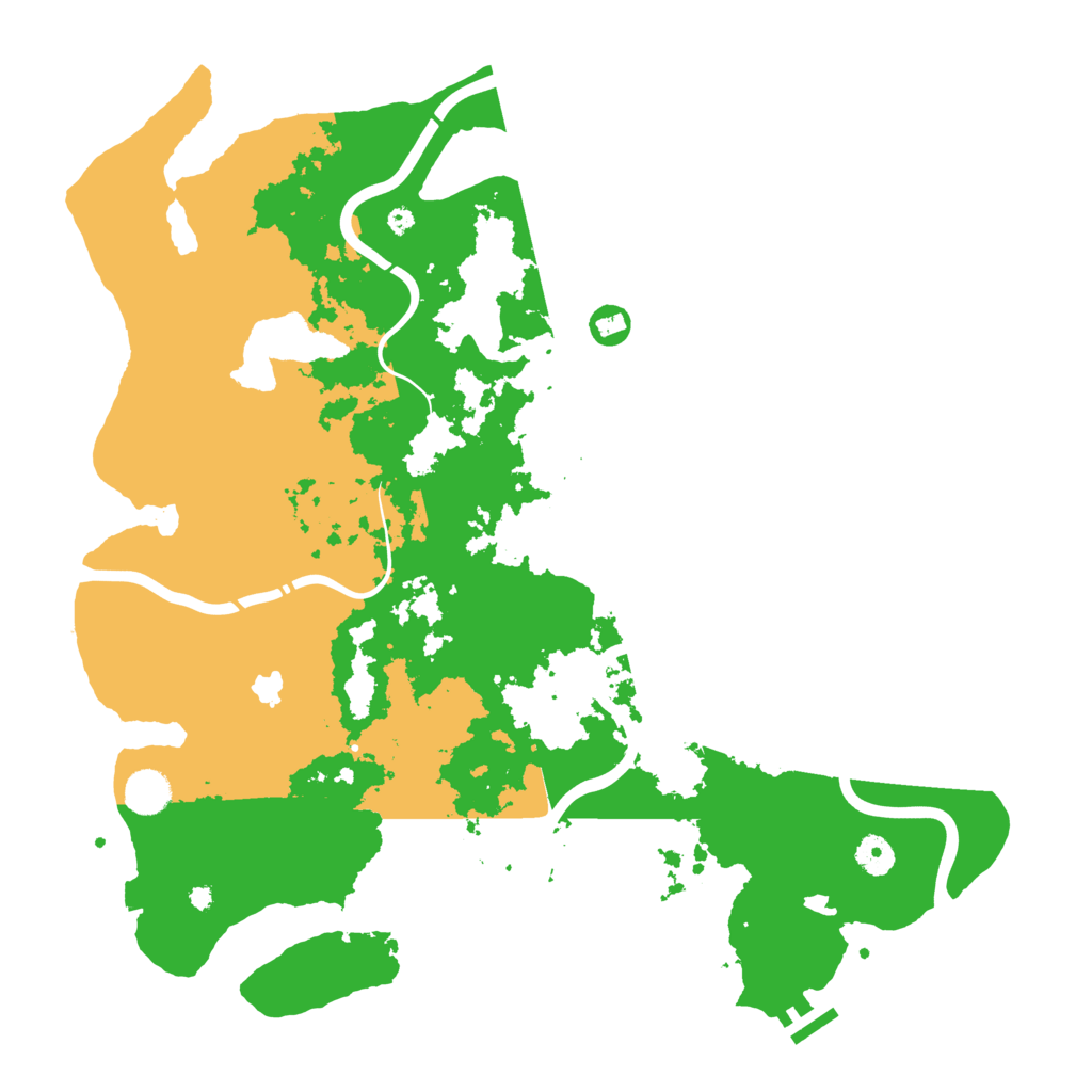Biome Rust Map: Procedural Map, Size: 4250, Seed: 721477
