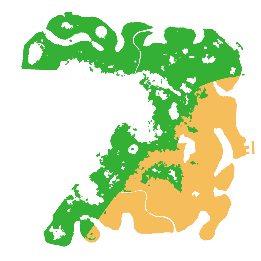 Biome Rust Map: Procedural Map, Size: 4000, Seed: 399836
