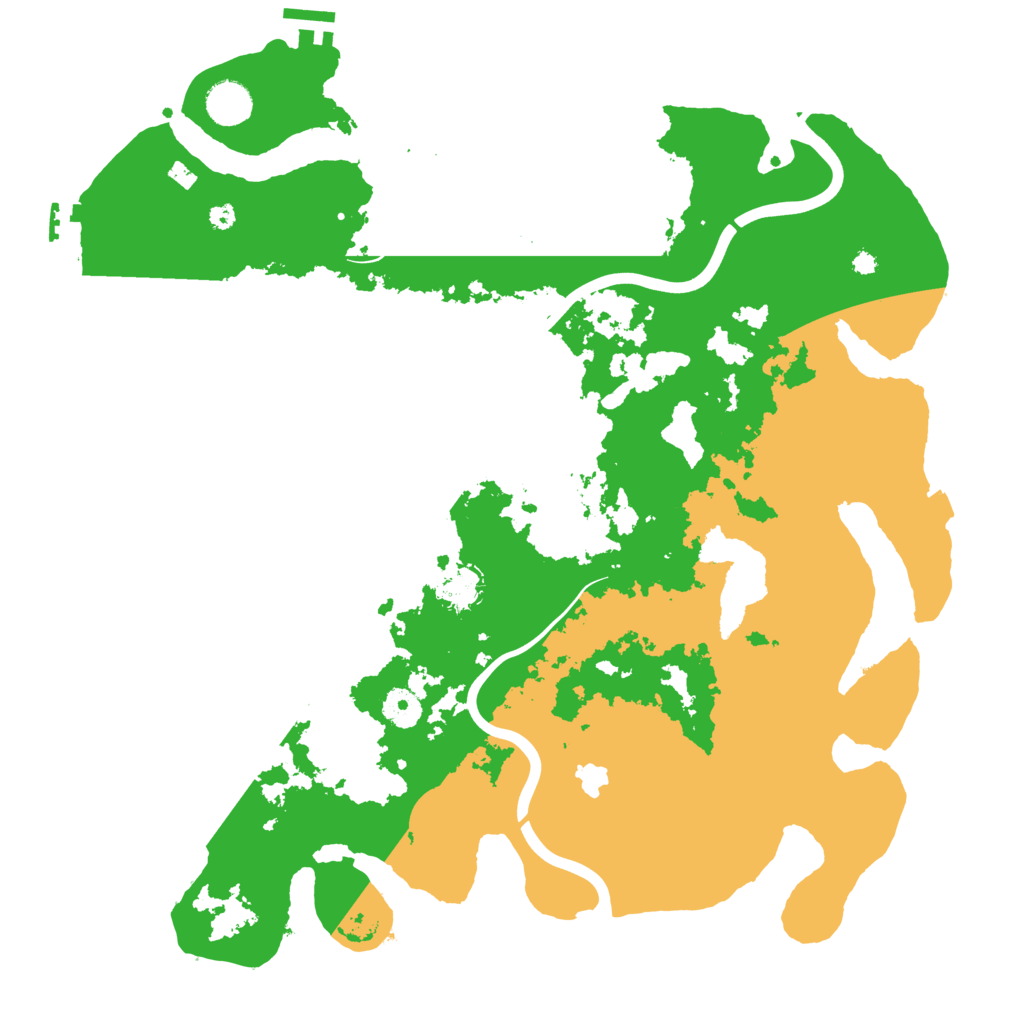 Biome Rust Map: Procedural Map, Size: 4000, Seed: 399836