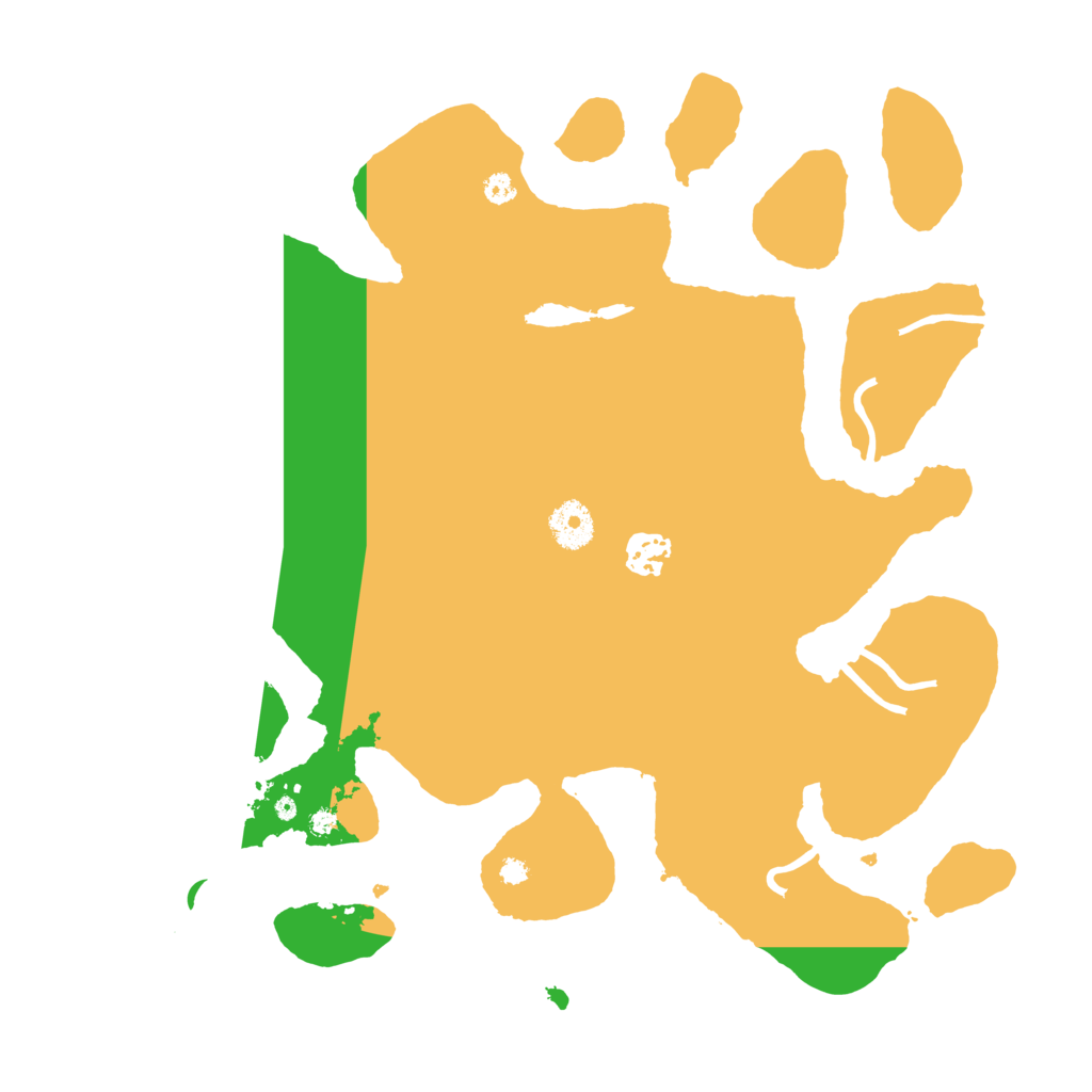 Biome Rust Map: Procedural Map, Size: 3600, Seed: 21107