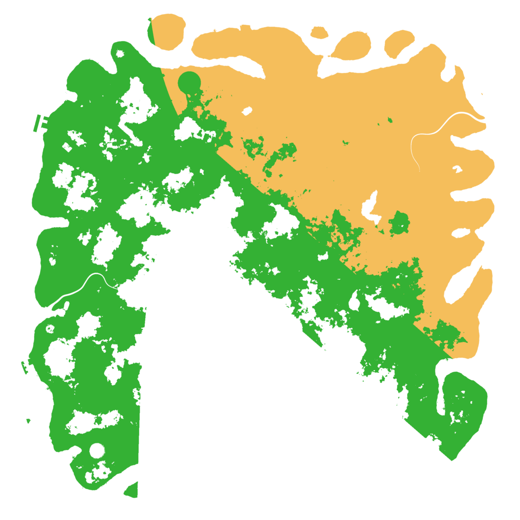 Biome Rust Map: Procedural Map, Size: 6000, Seed: 813285950