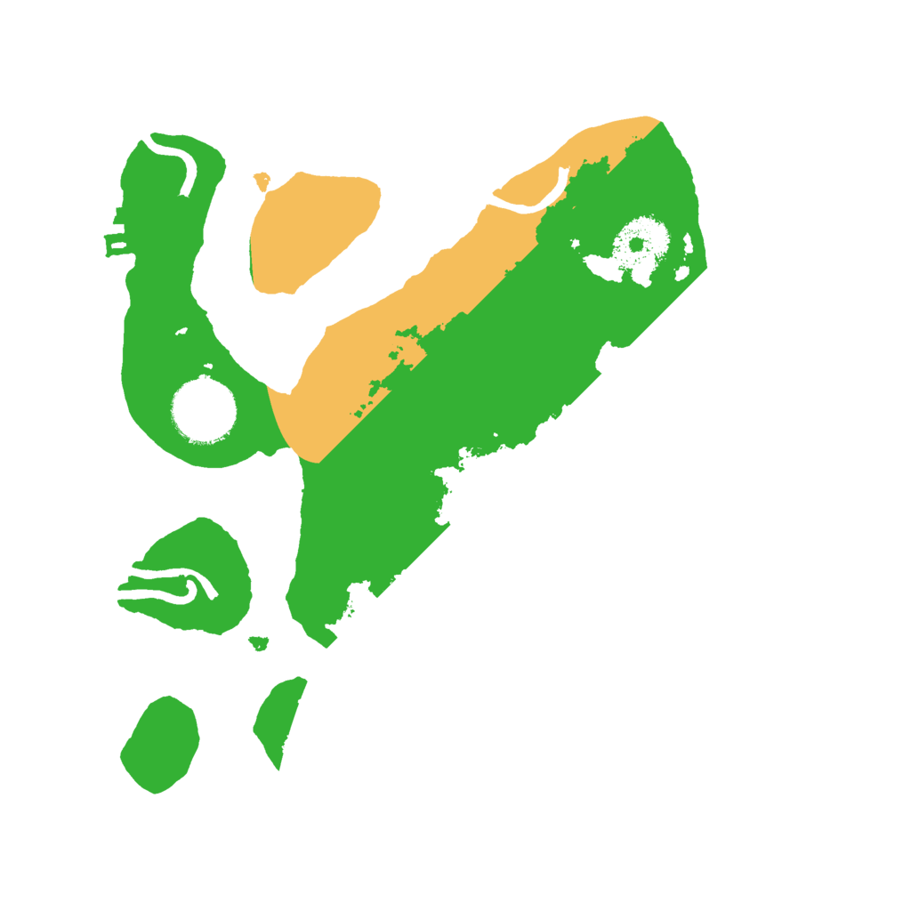 Biome Rust Map: Procedural Map, Size: 2500, Seed: 11721