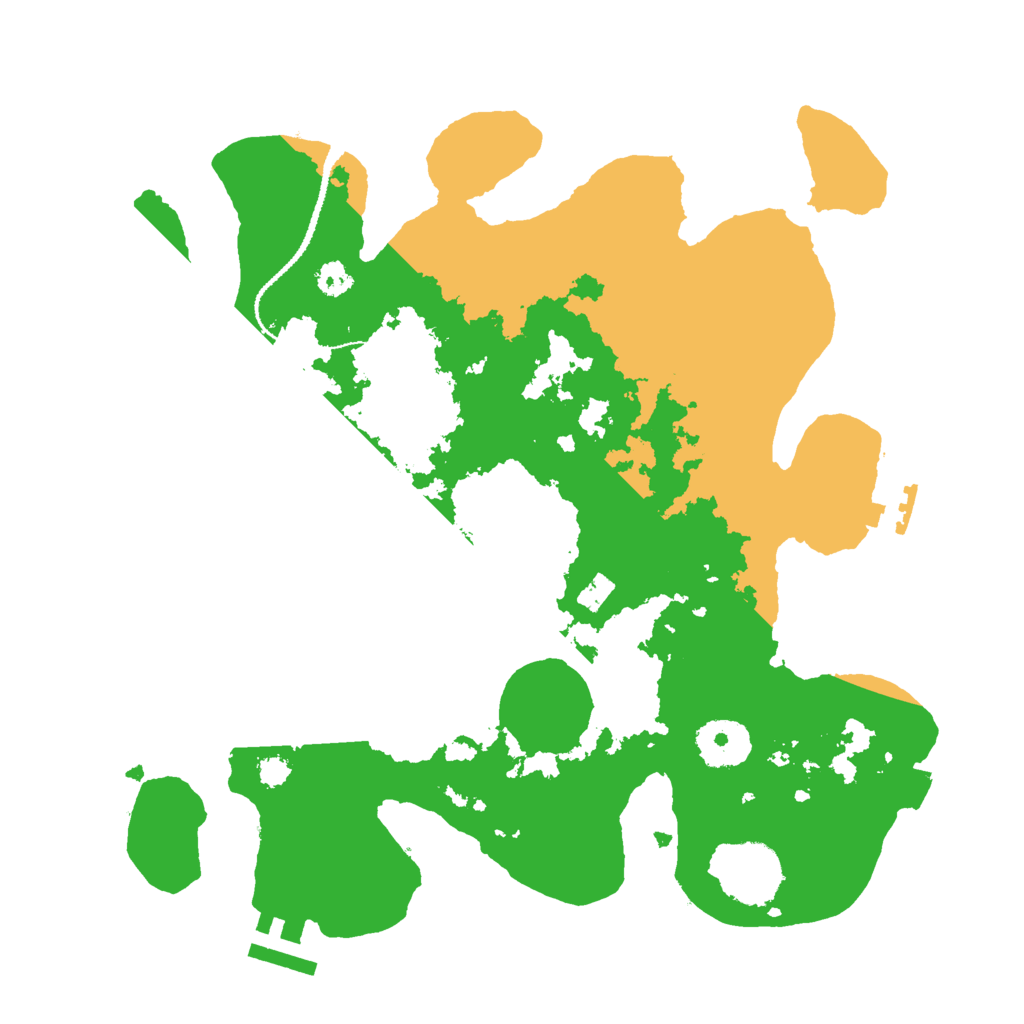 Biome Rust Map: Procedural Map, Size: 3000, Seed: 45433312