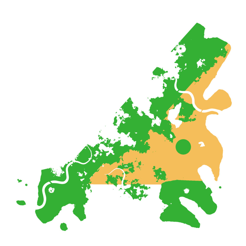 Biome Rust Map: Procedural Map, Size: 4250, Seed: 488493