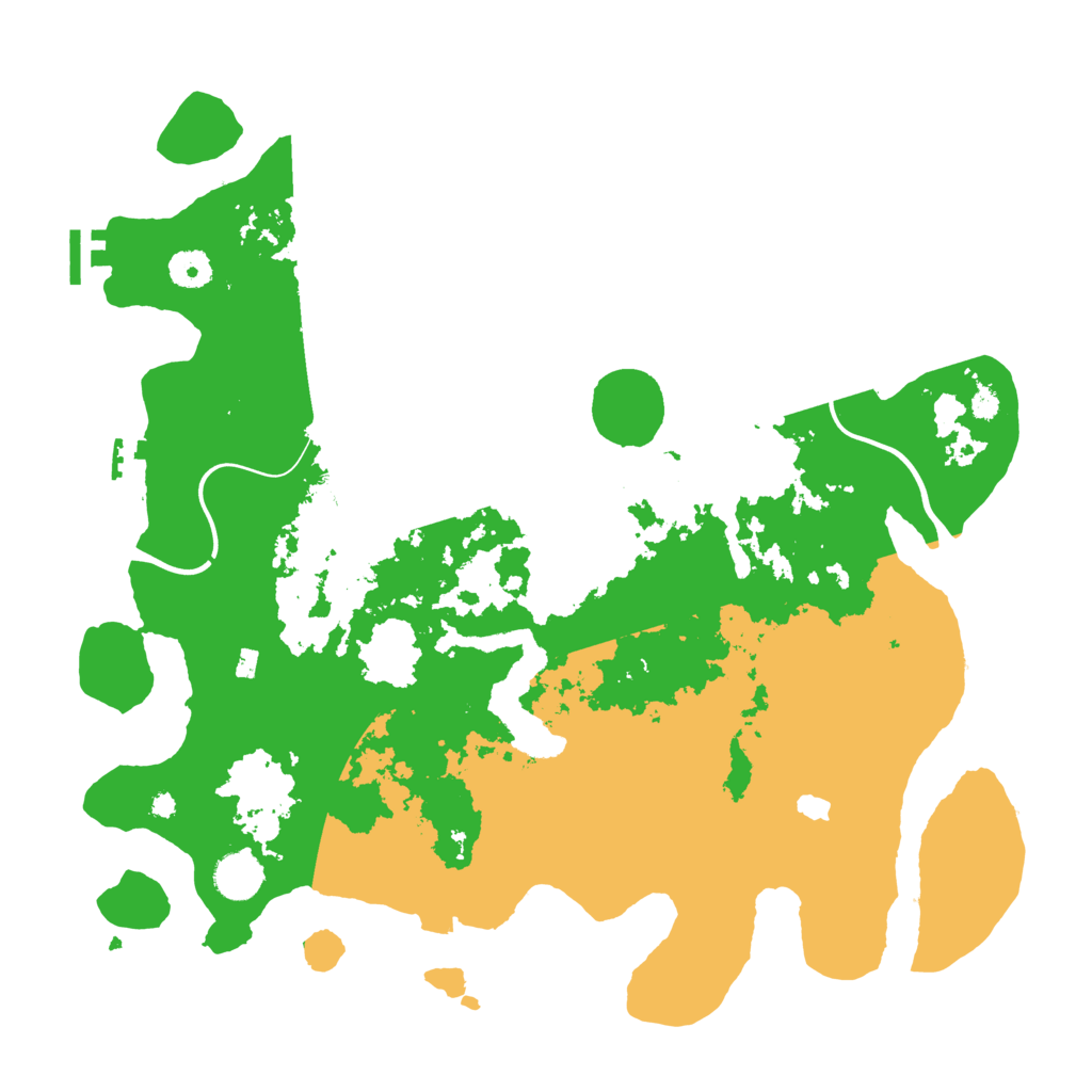 Biome Rust Map: Procedural Map, Size: 4000, Seed: 610761