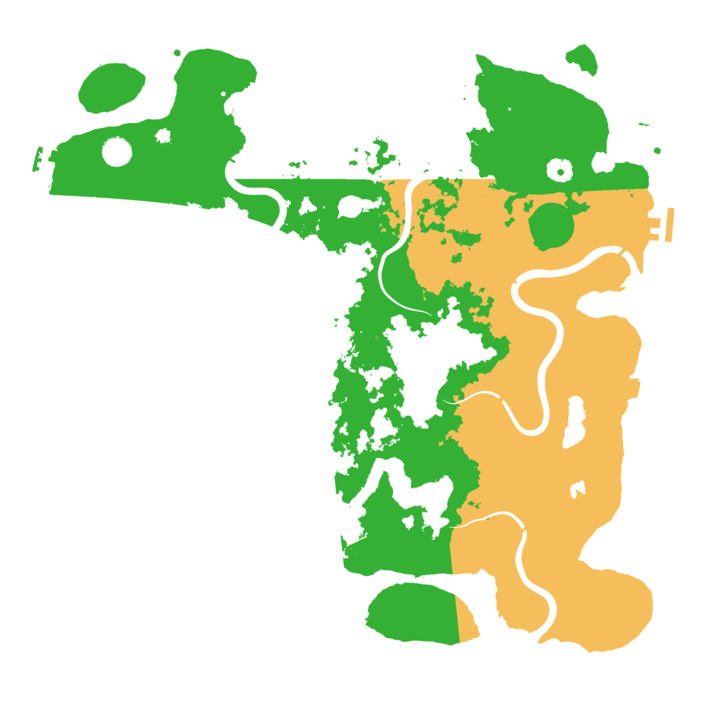 Biome Rust Map: Procedural Map, Size: 4250, Seed: 988425