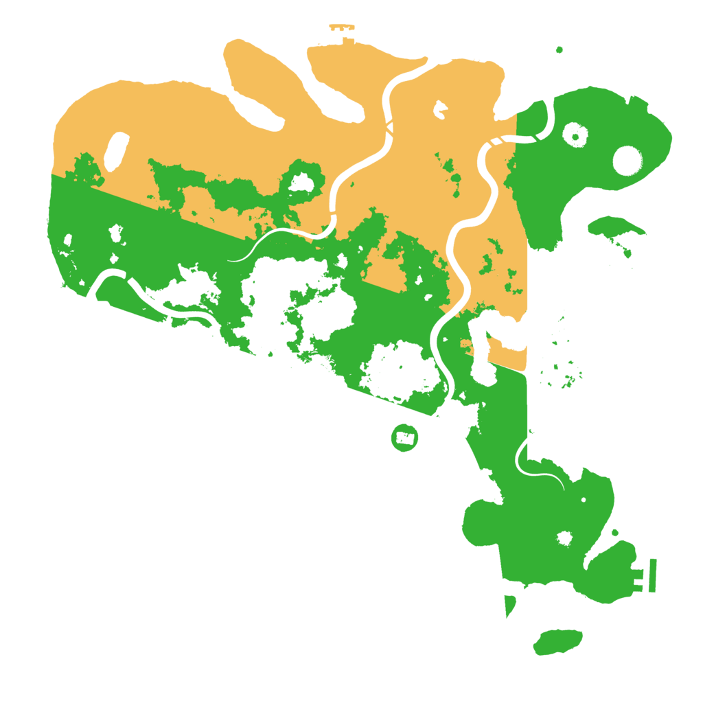 Biome Rust Map: Procedural Map, Size: 4250, Seed: 535280
