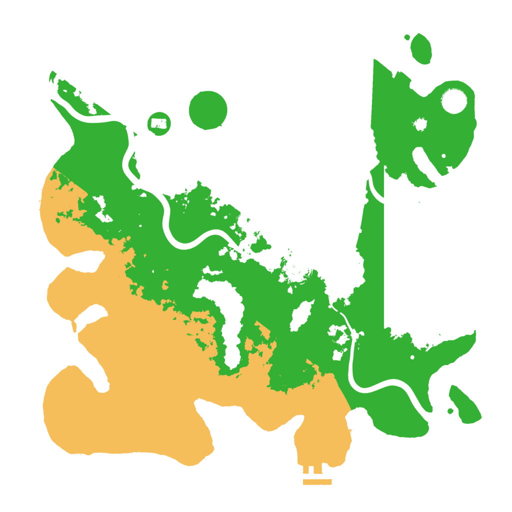 Biome Rust Map: Procedural Map, Size: 3600, Seed: 210