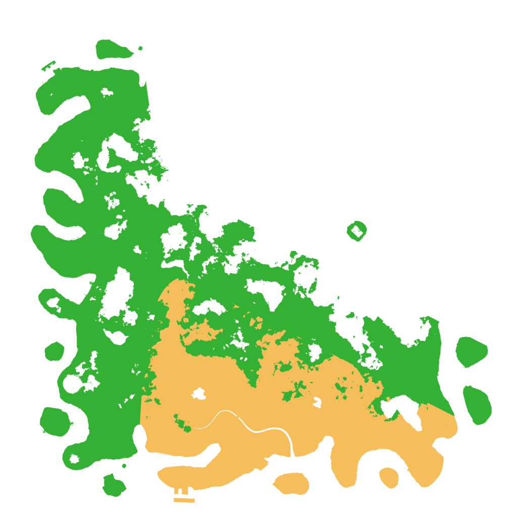 Biome Rust Map: Procedural Map, Size: 5000, Seed: 864544637
